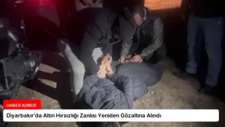 Diyarbakır’da Altın Hırsızlığı Zanlısı Yeniden Gözaltına Alındı