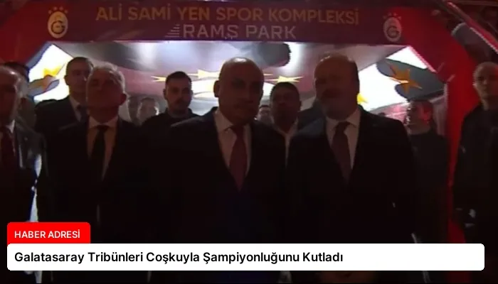 Galatasaray Tribünleri Coşkuyla Şampiyonluğunu Kutladı
