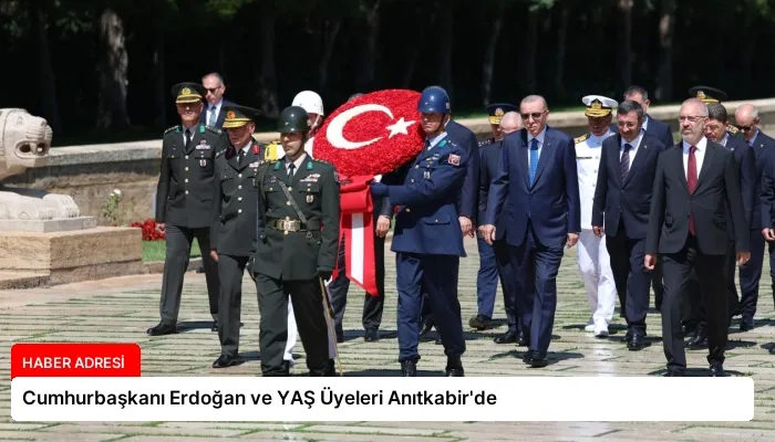 Cumhurbaşkanı Erdoğan ve YAŞ Üyeleri Anıtkabir’de