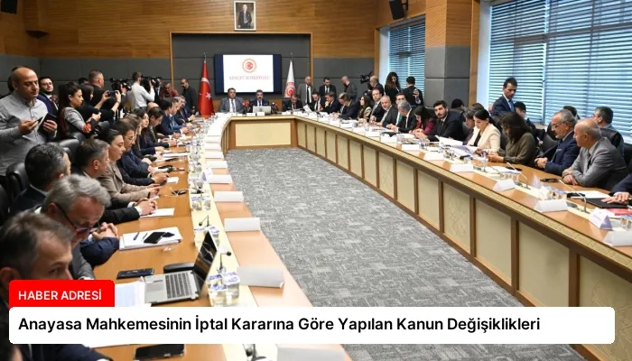 Anayasa Mahkemesinin İptal Kararına Göre Yapılan Kanun Değişiklikleri