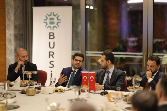 Ahmet Burak Dağlıoğlu, BURSİAD üyeleriyle bir araya geldi