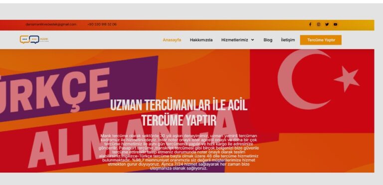 Tercüme Ofisi | Manktercume.com En Profesyonel Çeviri Hizmeti
