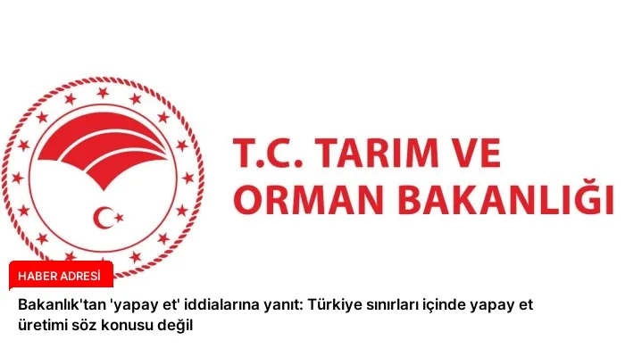 Bakanlık’tan ‘yapay et’ iddialarına yanıt: Türkiye sınırları içinde yapay et üretimi söz konusu değil