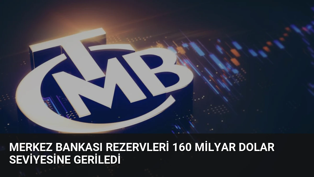 Merkez Bankası Rezervleri 160 Milyar Dolar Seviyesine Geriledi