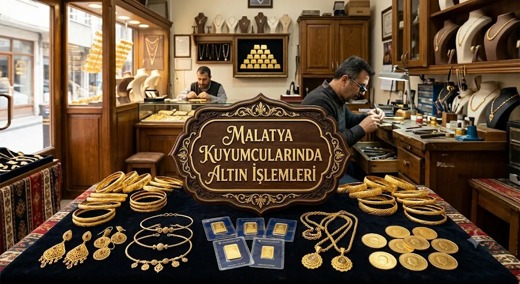 Malatya Kuyumcularında Altın İşlemleri