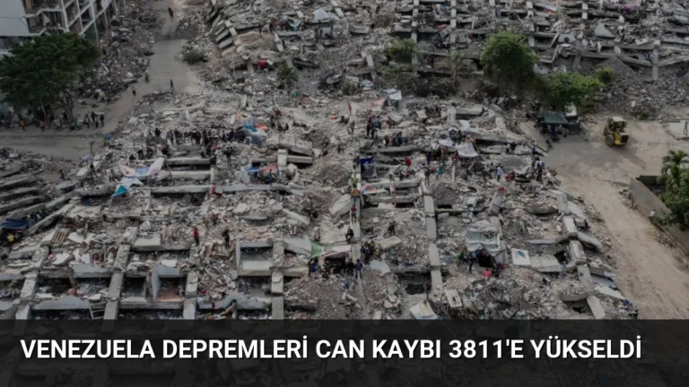 Venezuela Depremleri Can Kaybı 3811’e Yükseldi