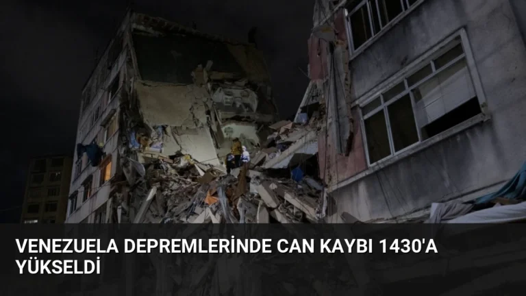 Venezuela depremlerinde can kaybı 1430’a yükseldi