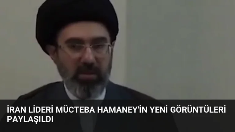 İran Lideri Mücteba Hamaney’in Yeni Görüntüleri Paylaşıldı