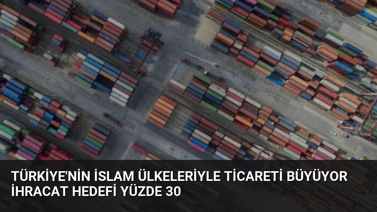 Türkiye’nin İslam Ülkeleriyle Ticareti Büyüyor İhracat Hedefi Yüzde 30