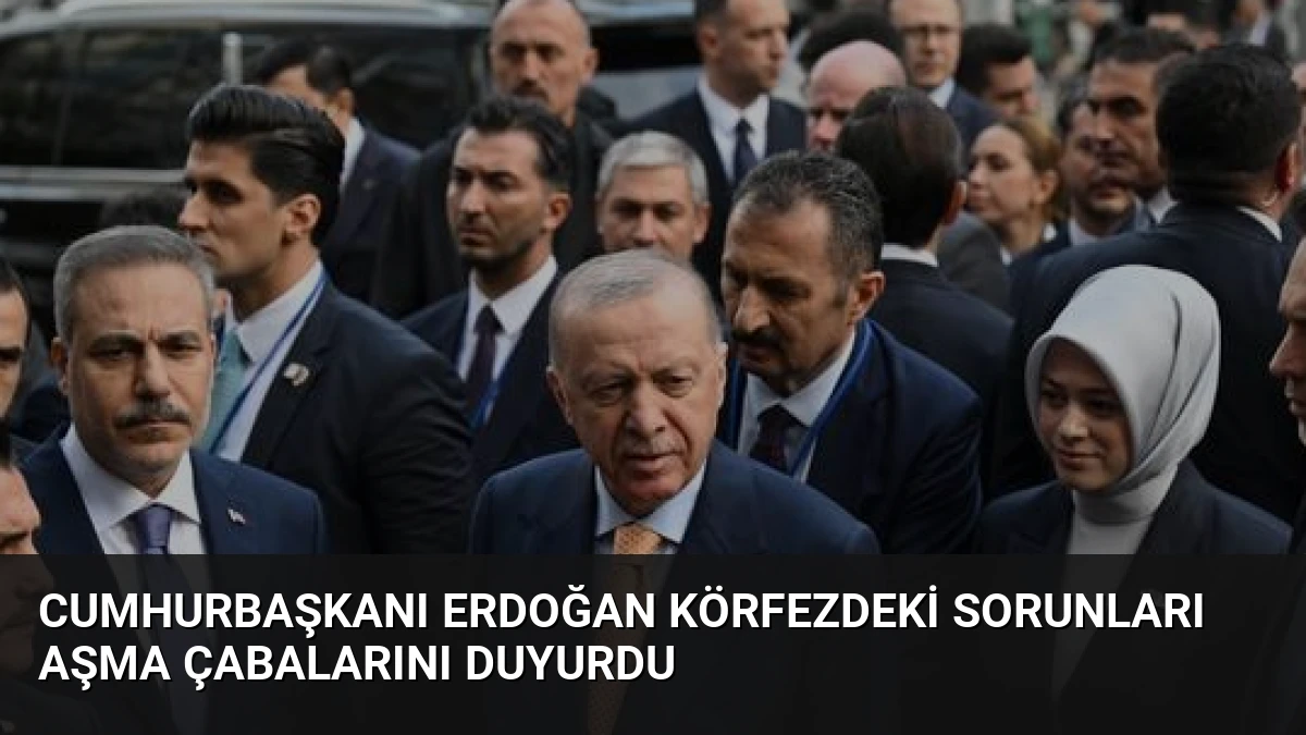 Cumhurbaşkanı Erdoğan Körfezdeki Sorunları Aşma Çabalarını Duyurdu
