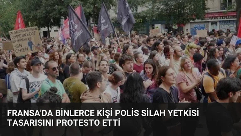 Fransa’da Binlerce Kişi Polis Silah Yetkisi Tasarısını Protesto Etti
