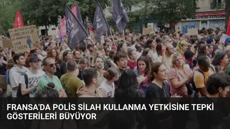 Fransa’da Polis Silah Kullanma Yetkisine Tepki Gösterileri Büyüyor