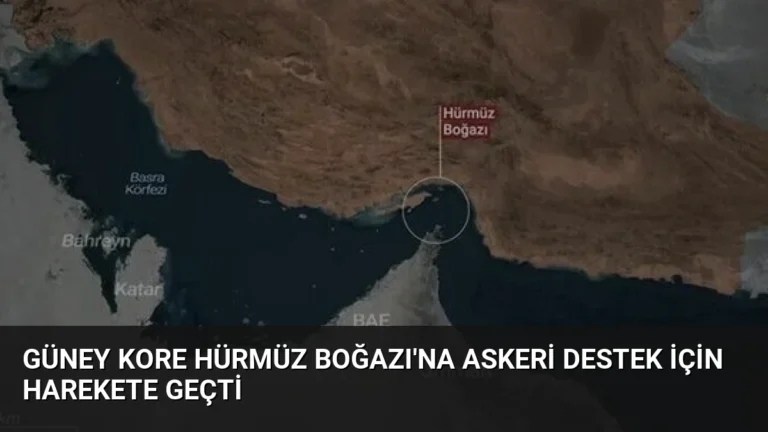 Güney Kore Hürmüz Boğazı’na Askeri Destek İçin Harekete Geçti
