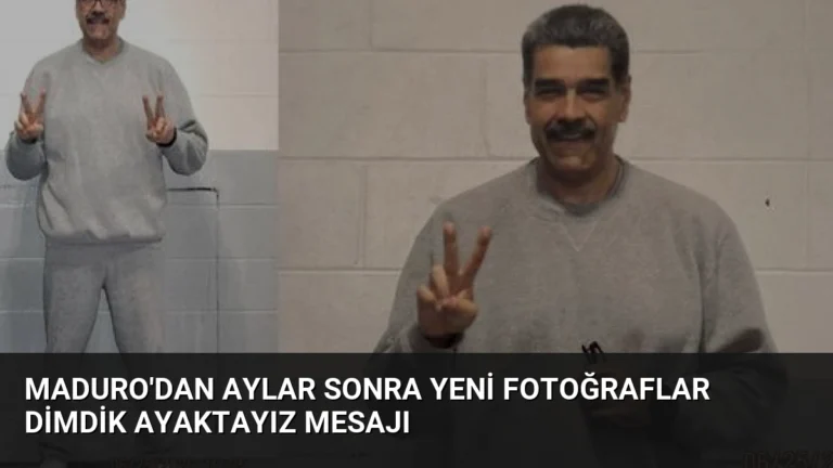 Maduro’dan Aylar Sonra Yeni Fotoğraflar Dimdik Ayaktayız Mesajı