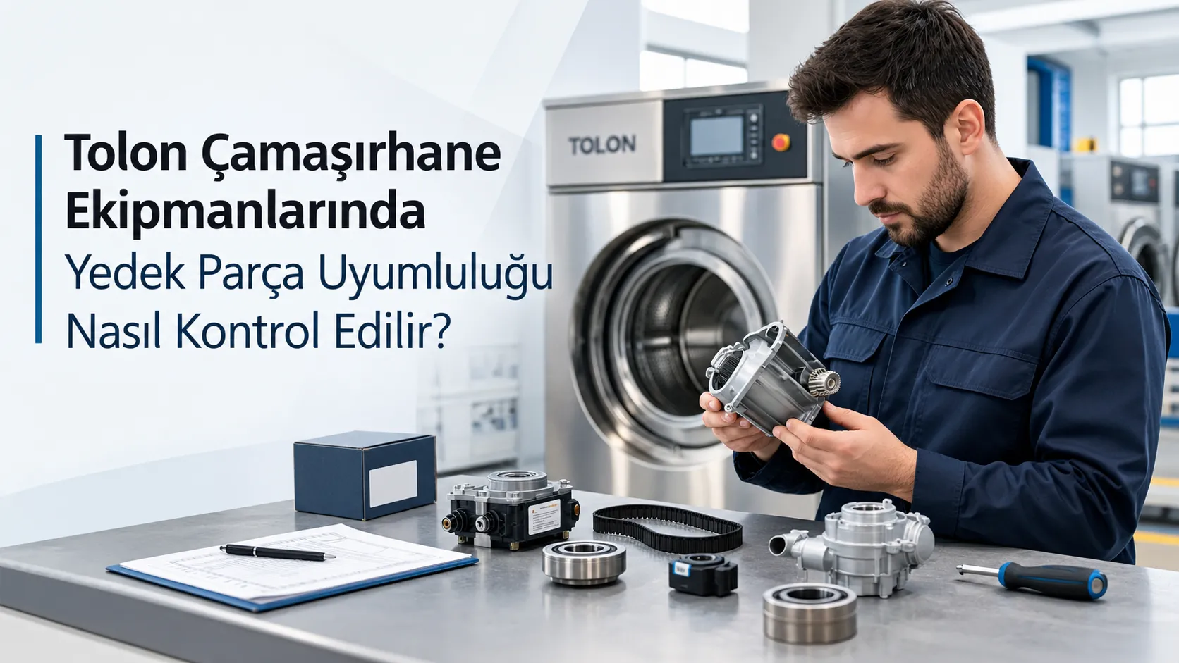 Tolon Çamaşırhane Ekipmanlarında Yedek Parça Uyumluluğu Nasıl Kontrol Edilir?