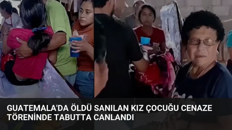 Guatemala’da Öldü Sanılan Kız Çocuğu Cenaze Töreninde Tabutta Canlandı